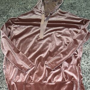 Pink Velvet Hoodie
